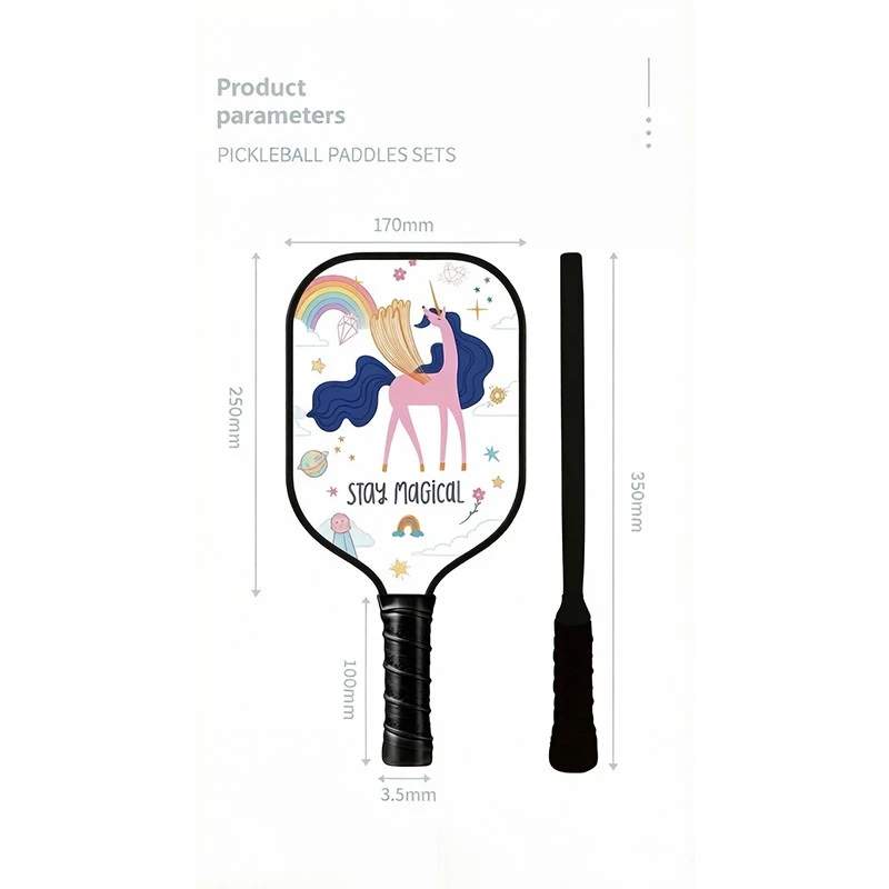 Moderate Friction, Gentle On Hands & Consistent Ball Control Mild Grit Surface Kids Pickleball Paddle suppliers