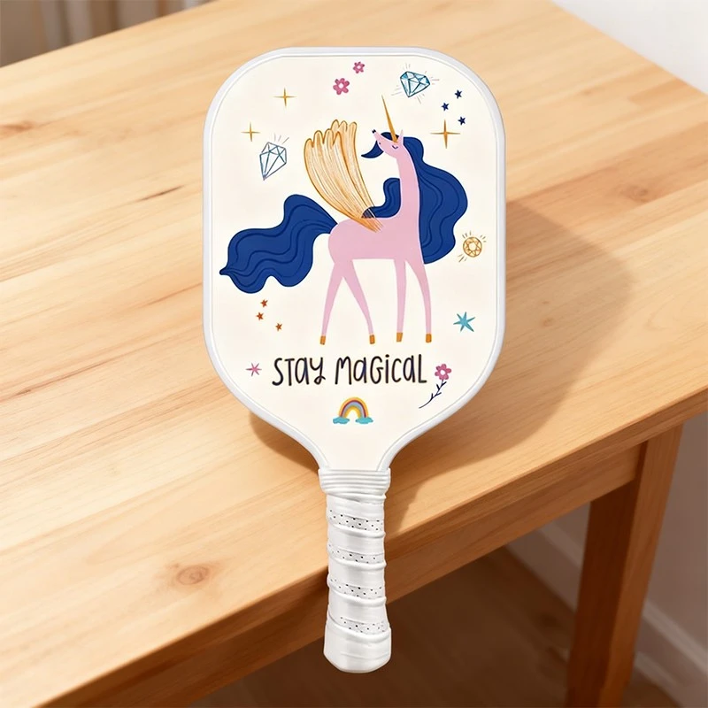 Moderate Friction, Gentle On Hands & Consistent Ball Control Mild Grit Surface Kids Pickleball Paddle high quality