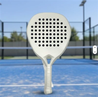 Customized Fib Kabòn EVA Rakèt Padel Pou Tenis Deyò